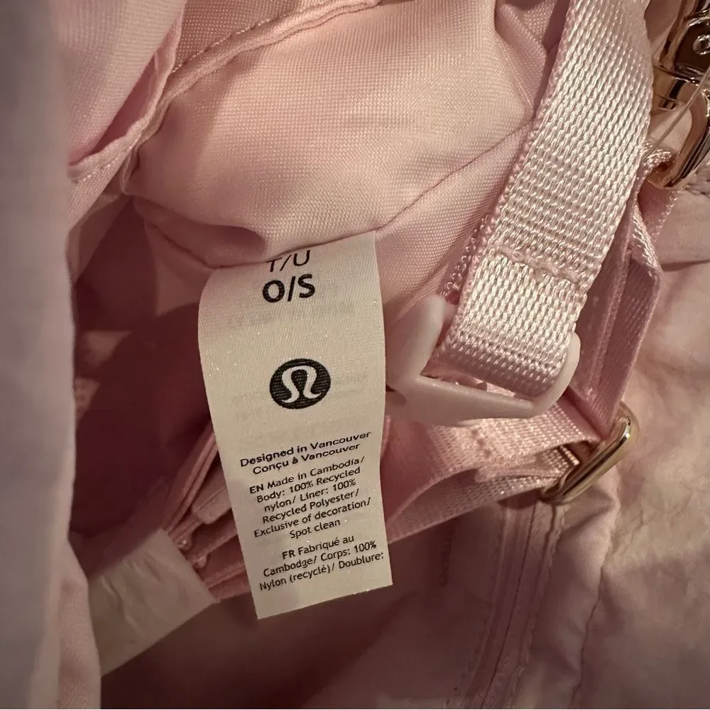 NWT Lululemon On My Level Crossbody Top Handle Tote Bag *Micro 5L Blissful Pink